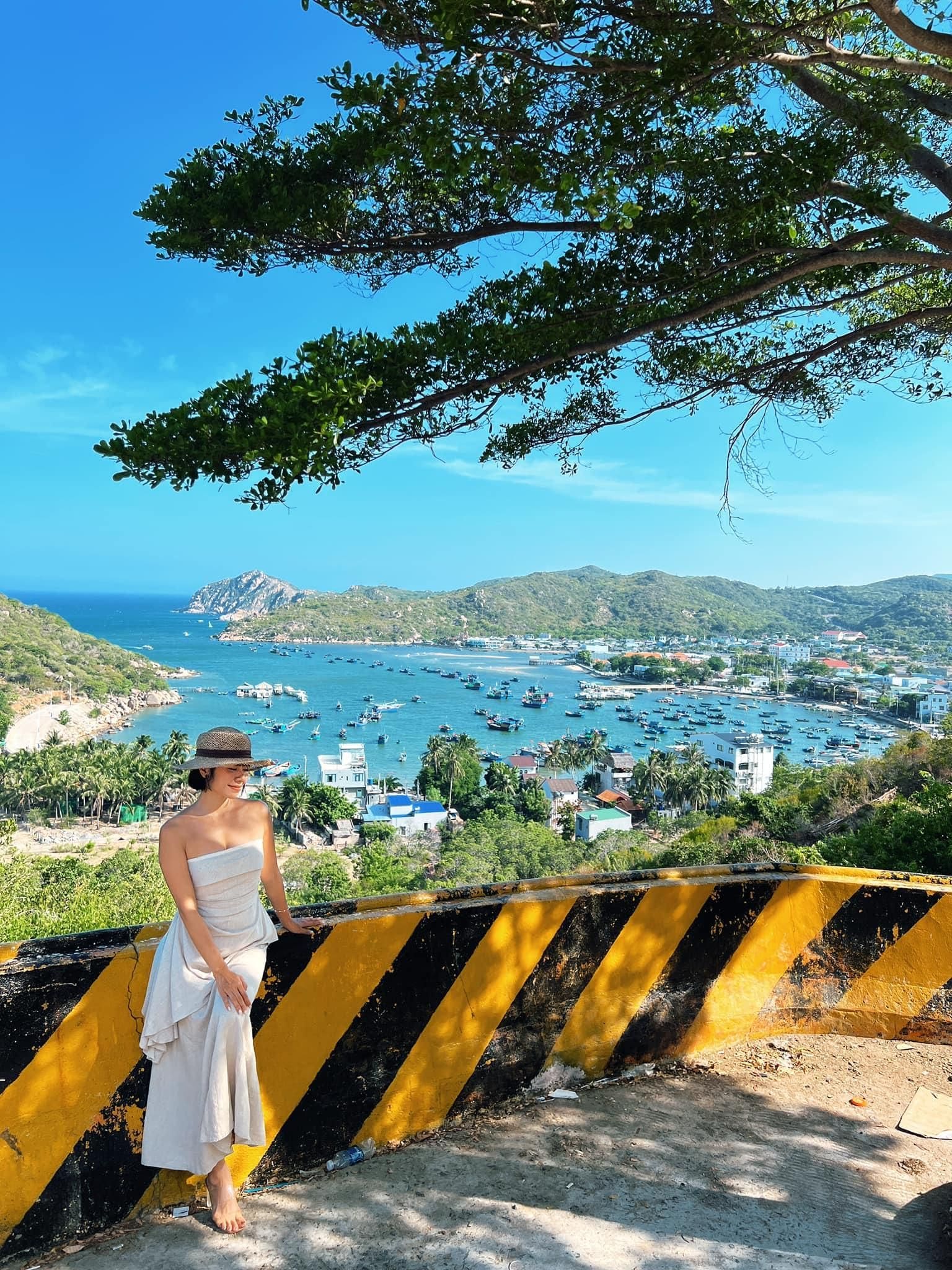 Ngắm toàn cảnh vịnh trên đèo Vĩnh Hy 